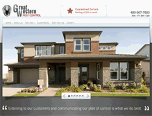 Tablet Screenshot of gwpestcontrolaz.com